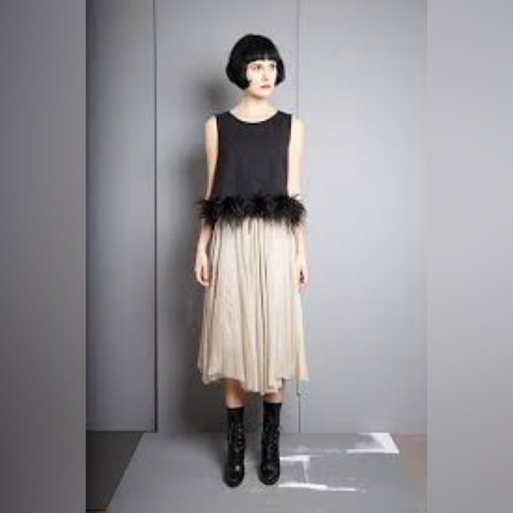 Louiza Babouryan Silk Mohair Knit Top with Feathers - Picture 16 of 16